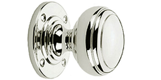 Olivia Rhodes Traditional Mortice Door Knobs with Visible Fix Roses