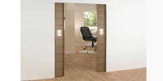 Portman Architrave Free Pocket Door Kits with Concealed Fittings